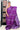 Raw Silk Sarees With Sequin Work | Dual-tone Purple