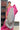 Tissue Cotton Saree With Floral Butta Design | Hot Pink + Grey