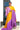 Chiffon Chinnon and Italian Zari Border  | Mustard Yellow + Lavender Purple