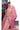 Kota Chanderi Saree With Floral Checks with Rose Border | Light Pink
