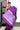 Raw Silk Sarees With Sequin Work | Dual-tone Purple