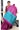 Raw Silk Saree With Diagonal Zari Stripes Saree | Peacock Blue + Deep Purple