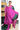 Jute Silk Mix Saree With Golden Zari | Bottle Green + Rani Pink