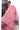 Kota Chanderi Saree With Floral Checks with Rose Border | Light Pink