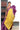 Tissue Cotton Saree With Floral Butta Design | Royal Purple + Mustard Yellow
