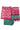 Batik Cotton Stitched Salwar Suit - XS-4XL (Top, Bottom & Dupatta) / Pink + Teal Green  / Menmai Suits 👑 (Copy)