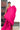 Khadi Cotton Saree With Stripes Pattern | Dark Pink