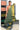 Silk Cotton Saree With Checked Pattern | Grey + Deep Bottle Green