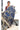 Kota Cotton Saree With Kalamkari Floral Printed Design | Cream Beige + Royal Blue