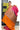 Tussar Silk Saree With Zari Weaving | Vibrant Pink +  Solid Bright Orange