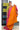 Tussar Silk Saree With Zari Weaving | Vibrant Pink +  Solid Bright Orange