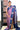 Jute Silk Mix Saree With Fancy Border | Moderate Purple + NightBlue