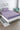 Queen Size Elastic Bed Cover Set with 1 Pillow Cover | (60" × 78") | Export Quality A-Grade Cotton | Purple