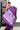 Raw Silk Sarees With Sequin Work | Dual-tone Purple