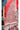Linen Saree With Hand Printing Design | Coral Red + Royal Blue