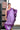 Raw Silk Sarees With Sequin Work | Dual-tone Purple