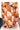 King Size Elastic Bed Cover Set with 2 Pillow Covers | (72"x78") | Will Fit Upto 8" Thick Mattress | Rust Orange