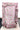 King Size Elastic Bed Cover Set with 2 Pillow Covers | (72"x78") | Will Fit Upto 8" Thick Mattress | Crepe Pink