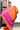 Raw Silk Sarees With Temple Border Design | Orange + Violet