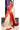 Banarasi Georgette Saree With Zig Zag Pattern | Half White + Pretty Red