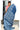 Linen Saree With Mirror Work | Indigo