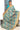 Semi Jute Saree With Flower Design | Bright Blue
