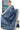 Munga Cotton Saree With Flower Weaving | Midnight Blue