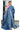 Linen Saree With Mirror Work | Indigo