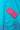 South Cotton Saree With Contrast Blouse  | Bright Blue + Hot Pink