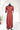 Denim Cotton Co-ord Stitched Suit (Top & Bottom) | Berry Red
