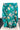 Elastic Bed Cover Set with 2 Pillow Covers | (91" × 98") | Export Quality A-Grade Cotton | Teal Green