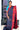 Jute Silk Mix Saree With Fancy Border | Navy Blue + Red