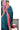 Maheswari Cotton with zari border - Kalamkari Pallu | Peacock Blue + Beetroot Pink