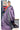 Maheswari Cotton with Zari Border | Lagariya Pattern | Violet + Black