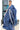 Raw Tussar Silk Saree With Zari Weaving | Deep Royal Blue