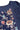 Chiffon Georgette Stitched Salwar Suit (Top, Bottom & Dupatta) - Navy Blue