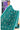 Jute Cotton Saree With Floral Print | Dark Teal