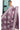 Dola X Khadi Saree with Batik Pattern | Grape Purple