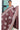 Dola X Khadi Saree with Batik Pattern | Chocolate Brown
