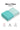 Imported Microfiber Plush Towel | Dual-Tone Design | Aqua Blue + Ice Blue