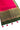 Bamboo Silk Saree With Retta Petta Border | Fuschia + Forest Green