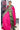 Zari Dola Silk Sarees with small Checks Design | Dark Pink + Forest Pink