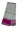 Fusion Silk Saree with Silver Checks Zari | Silver + Wine