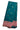 Fusion Silk Saree with Retta Petta Border  | Forest Green + Baby Pink