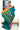 Premium Narayanpet  Cotton Saree with Ganga Jamuna Border | Jade Green