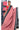Jute Cotton with Zari Border | Peach + Black