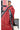 Jute Cotton with Leaf Design | Wine Red + Black
