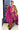 Jute Silk Mix Saree With Fancy Border | Olive Green + Pink