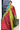 Jute Silk Mix Saree With Fancy Border | Maroon Red + Parrot Green