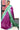 Kota Cotton Saree with Zari Border | Purple + Forest Green